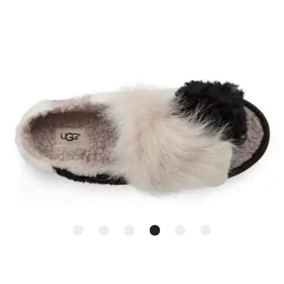 ugg patchwork fluff slide